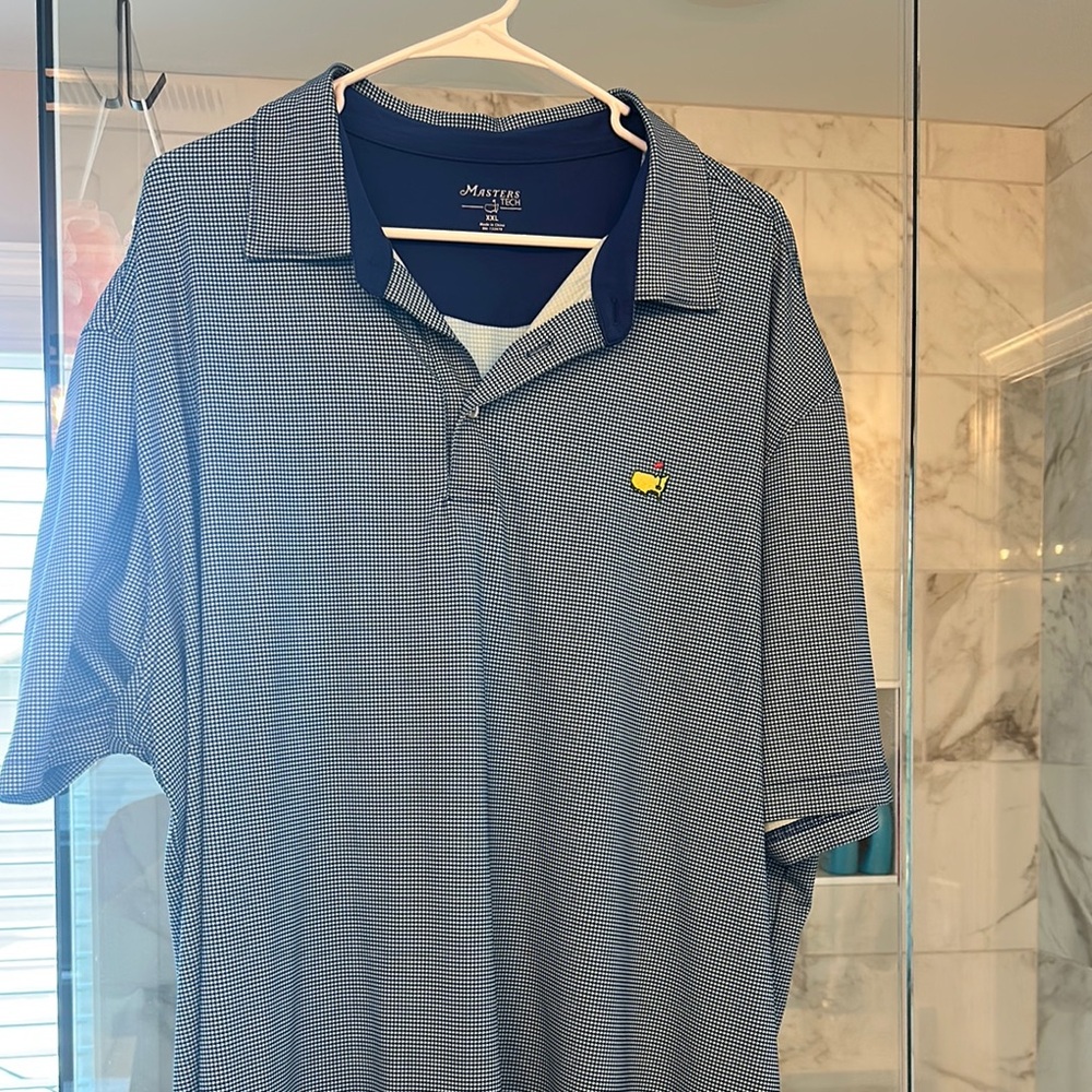 Masters Blue Polo Shirt Classic Style